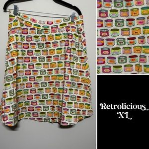Retrolicious Cat Food Retro Skirt